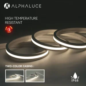 Two-color casing IP68 USB smart LED strip light for high-temperature wet environments