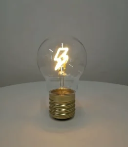 Type-C LED Lightning Shape Rechargeable Three-Level Brightness Warm White Night Light