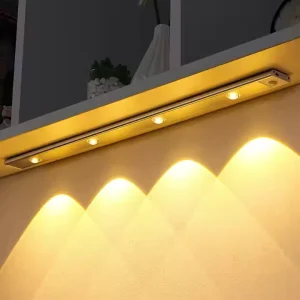 Type-C LED Motion Light, Ultra-Thin Aluminum Under Cabinet Bar for Kitchen and Closet