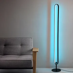 U Shape Household Decorative Standing Light LED Colorful Nordic RGB Control Floor Lamp