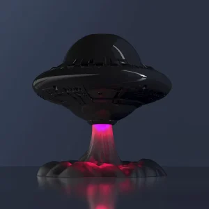 UFO LED Star Night Light Projector 3D Starry Light Custom Image Remote Control Modern PVC Design Eco Friendly for Birthday Gift