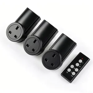 UK Standard 230V Remote Control Socket 30m with 3 Outlets