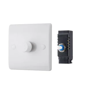 UK Standard LED Dimmer 400VA two way Control 3 400 Watts Leading & Trailing Edge Dimmer Light Switch for LED Halogen Lights