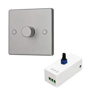 UK200P AC Dimmer, 220-240V, Black/White/Gray, 0-100 Adjustment, CE RoHS REACH