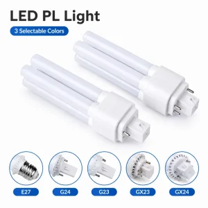 UL CE ROHS Certificate 3CCT Selectable G24 GX24 G23 GX23 E27 E26 Base 3CCT Selectable 120LM W 10W LED Corn Bulb Light