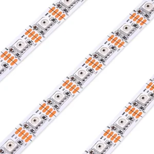 UL Listed Dual Data Line DC12V GS8208 RGB Pixel LED Strip Light 60 LEDs/60 Pixels for Home and Concert Decoration