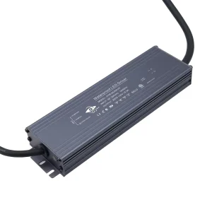 UL Listed Slim IP67 LED Power Supply 200W 110-220V AC PF0.95 LED Driver for Strip Light