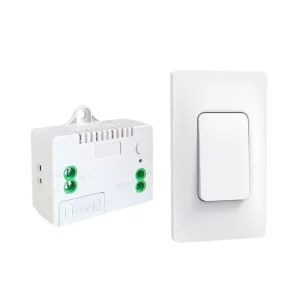 US Standard Kinetic Switch Transmitter and Receiver RF433 Wireless Remote Switch Self-Powered Switch