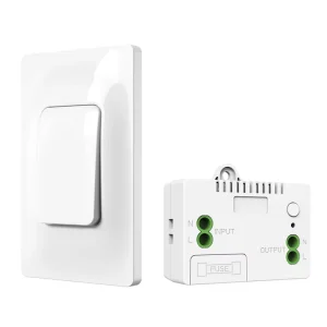 US Standard RF433 Wireless Kinetic Energy Wall Switch No Battery Required Long-Distance Waterproof Self-Powered Light Switch