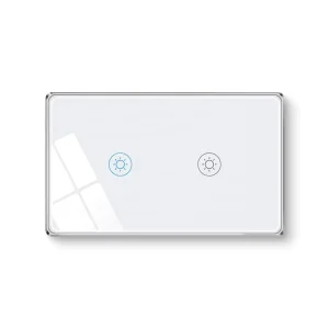 US WiFi 2 Gang Touch Switch 220V Remote Light Switch with App Control