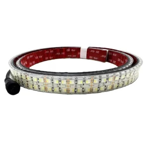 USA Clients Custom12V IP68 Waterproof RGB+W High Intensity Wheel Light SXS UTV ATV Truck Underglow Strip Led RGBW Rock Lights