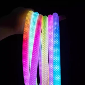 USB 5V RGB Flexible Neon LED Strip with WS2812B IC PVC Material App and Remote Control Waterproof