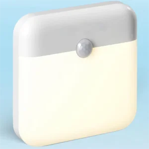 USB-C Rechargeable Square Under Cabinet Lights with Motion Sensor Dimmable for Kitchen Wardrobe Bathroom and Closet