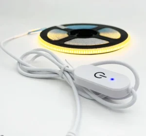 USB COB LED Strip Light 5V 400 LEDs/m Cuttable Flexible Self-Adhesive Tape Light for DIY Home Decoration