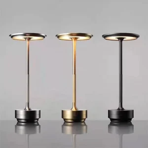 USB Cordless Table LED Rechargeable Desk Lamp Design Nordic New Bedroom Metal Aluminum Plating Modern 20 USB Data Cable DC 36V