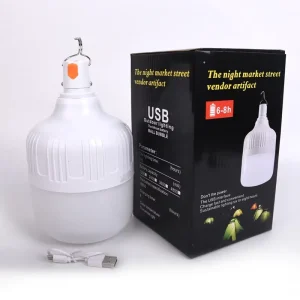USB DC Charging Rechargeable Emergency Camping Light Bulb 18W