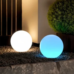 USB LED Glowing Ball Light IP65 Waterproof Battery-Powered Plastic Outdoor Garden Party Light