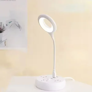 USB LED Intelligent Table Lamp One Color Temperature Flexible Hose Portable Reading Learning Light