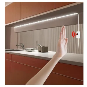 USB LED Motion Sensor Light with Hand-Wave Sensor, Self-Adhesive, Waterproof, 3000K/4000K/6000K