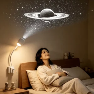 USB LED Starry Sky Projection Night Light ABS Material Touch and Voice Control