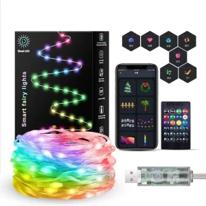 USB LED String Light Outdoor Waterproof Lights for Christmas Tree Decoration