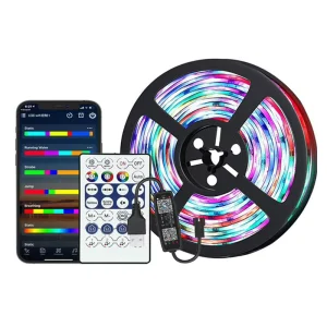 USB LED Strip Light, Flexible Ribbon Light, Smart Room and TV Decoration Lighting
