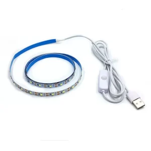 USB LED Strip Light on off Switch 0.5m 1m 2m 5m Smd 2835 Warm White Tv Backlight 5v Usb Power Led Strip Light