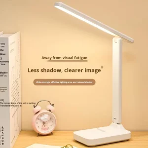 USB Light Emitting Diode Folding Night Light Study Desk Lamp Three Color Temperature Stepless Dimming Desk Lamp