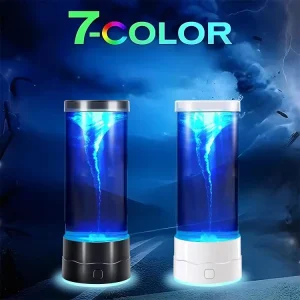 USB-Powered LED Tornado Night Light Water Vortex Desk Lamp