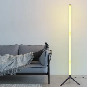 USB RGBW Color Changing Mood Lighting APP Control Corner Floor Lamp with Remote Control Music Sync Modes