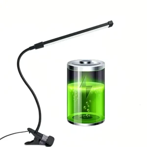 USB Rechargeable Clip-on Lamp Creative LED Eye Caring Desk Lamp Minimalist Bedside Light for Students