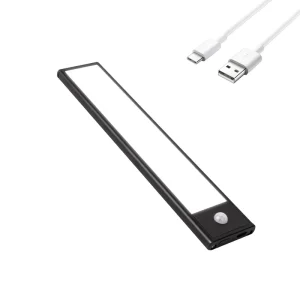 USB Rechargeable Cordless Warm White Light Kitchen Motion Sensor Closet Lights Stick on Anywhere Night Lamp