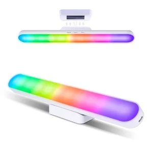 USB Rechargeable Dimmable LED Cabinet Light with Magnetic Strip for Wardrobe, Living Room, Kitchen, and Reading