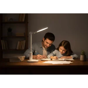 USB Rechargeable LED Desk Lamp Portable Foldable Table Light for Travel Office