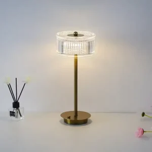 USB Rechargeable LED Desk Lamp with Touch Control 3 Color Temperature Stepless Dimmable Rechargeable Desk Lamp