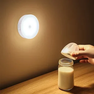 USB Rechargeable LED Human Body Sensor Night Light for Wardrobe and Cabinet