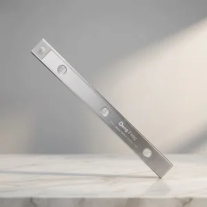 USB Rechargeable LED Magnetic Wall-Mounted Dimmable Motion Sensor Indoor Cabinet Lights Frosted Glass Aluminum Alloy