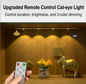 USB Rechargeable LED Magnetic Wall-Mounted Motion Sensor Night Light Dimmable Aluminum Alloy Kitchen Cabinet Wardrobe Light