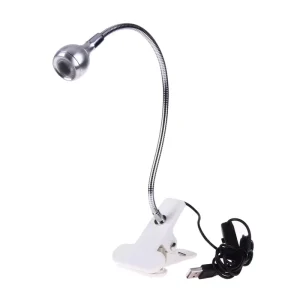 USB Rechargeable LED Night Light Clip on Flexible Reading Light Bed Table Desk LED Book Lamp