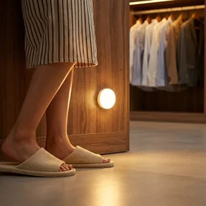 USB Rechargeable LED Night Light, Remote Control, Dimmable, 3 Color Temperatures, Portable Bedroom Closet Cabinet Wall Lamp