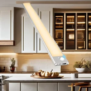 USB Rechargeable LED Sensor Light with PIR Motion Detector, Aluminum Alloy, IP20, Adjustable Color Temperature