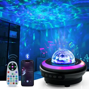 USB Rechargeable RGB Table Lamp with Music Speaker and Smart LED Night Light