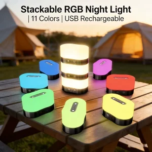 USB Rechargeable Touch Sensor Dimmable Bedside Table Lamp