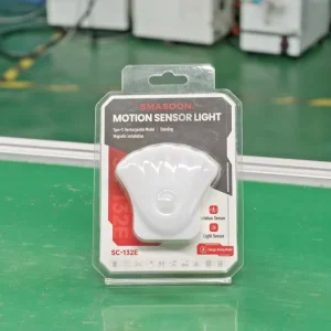 USB Rechargeable Wireless Magnetic Motion Sensor LED Wall Light for Indoor Stairways