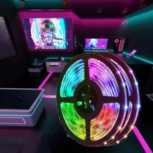 USB Smart LED Strip Lights RGB 5050 Music Sound Sync for Computer Gaming Room Decor LED Strip Light