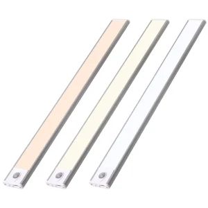 USB Wireless Dimmable Wall-Mounted LED Cabinet Light with Motion Sensor for Kitchen Bedroom Wardrobe Closet