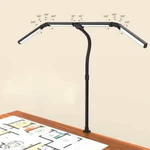 Ultra Bright Architect Desk Lamp 44.5Inches Wide Tall Overhead Screen Light for Home Office Desktop Working Drafting Reading
