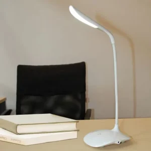 Ultra Bright Dimmable LED Desk Lamp Modern Square 5V Rechargeable Mini Touch Control for Eye Protection for Students