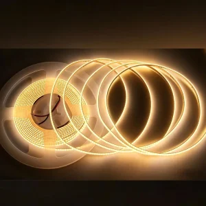 Ultra Flexible COB LED Strip Light Warm White Seamless LED Tape for Cabinet Lighting