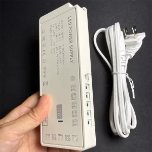 Ultra Slim 24V LED Driver 36W Cabinet Light Transformer Dupont Connector for Smart Furniture Lighting